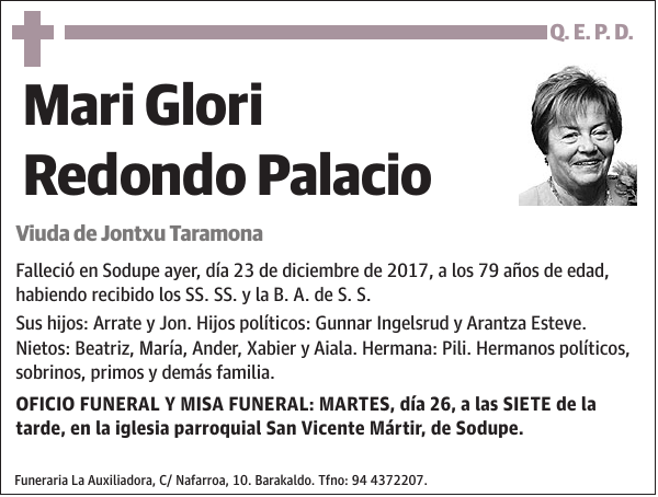 Mari Glori Redondo Palacio