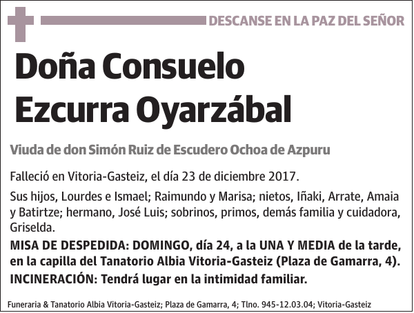 Consuelo Ezcurra Oyarzábal