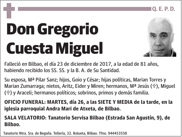 Gregorio Cuesta Miguel