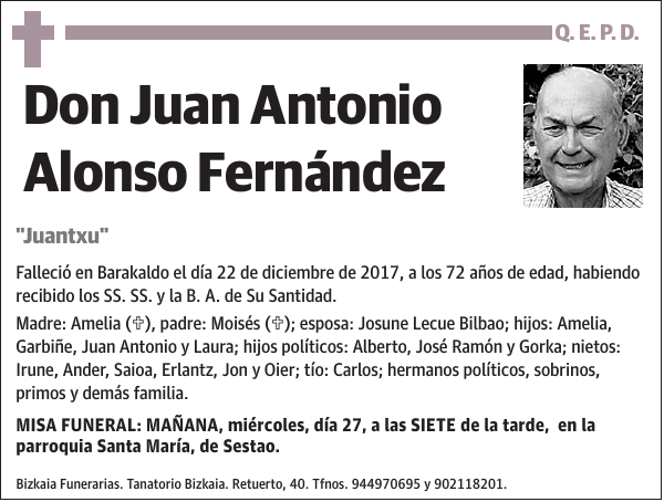 Juan Antonio Alonso Fernández