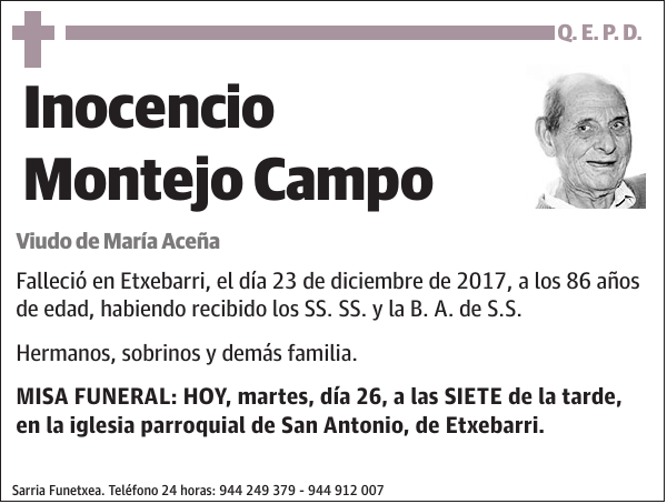 Inocencio Montejo Campo