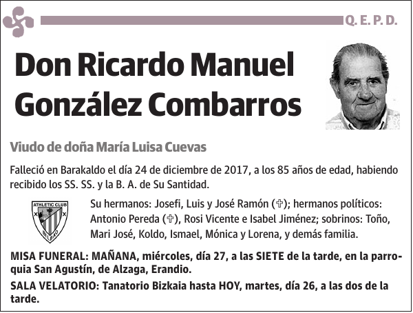 Ricardo Manuel González Combarros