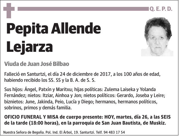 Pepita Allende Lejarza