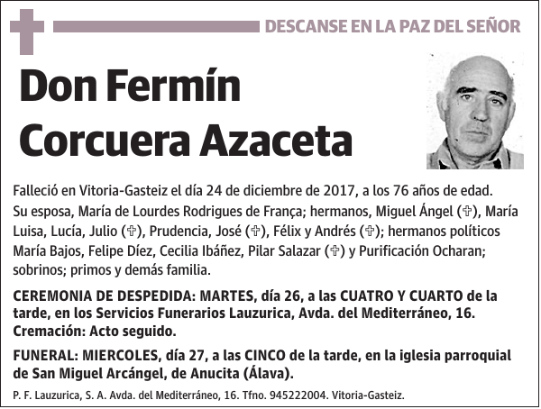 Fermín Corcuera Azaceta