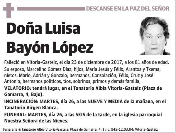 Luisa Bayón López