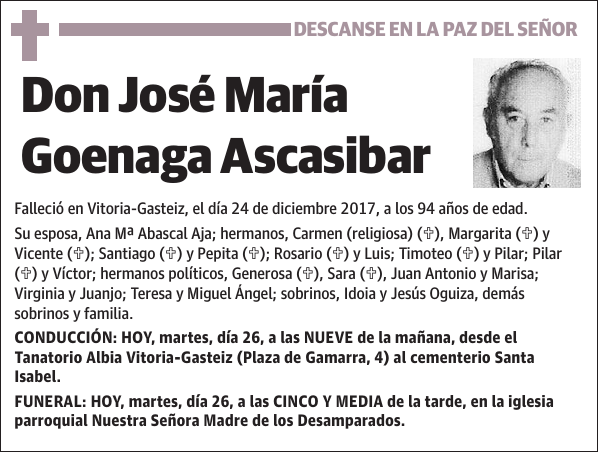 José María Goenaga Ascasibar