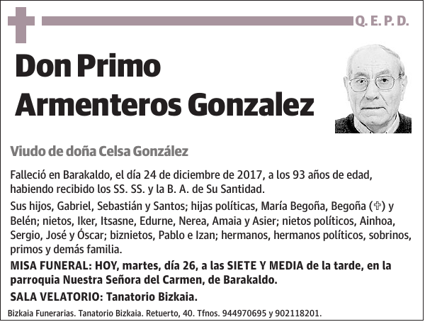 Primo Armenteros Gonzalez