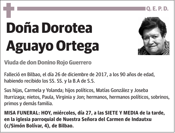 Dorotea Aguayo Ortega