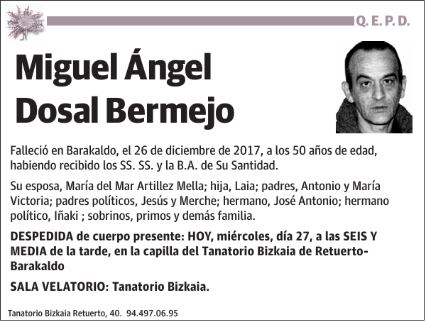 Miguel Ángel Dosal Bermejo