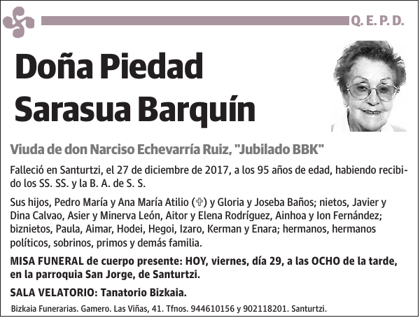 Piedad Sarasua Barquín