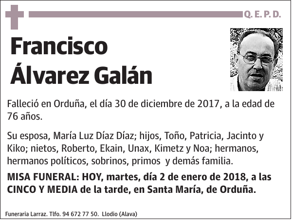 Francisco Álvarez Galán