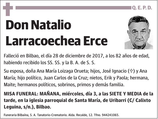 Natalio Larracoechea Erce