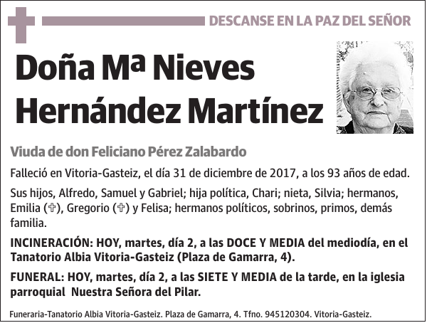 Mª Nieves Hernández Martínez