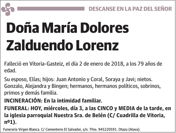 María Dolores Zalduendo Lorenz