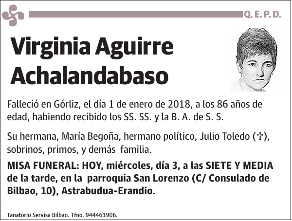 Virginia Aguirre Achalandabaso