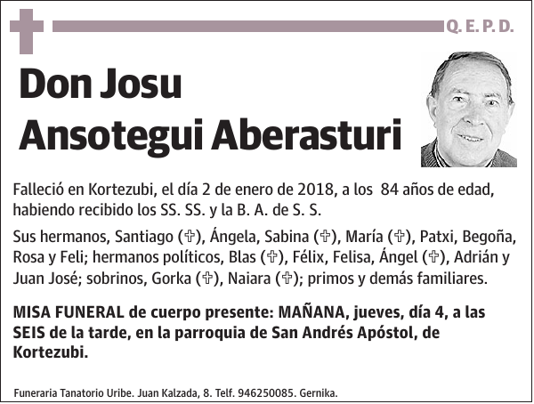 Josu Ansotegui Aberasturi