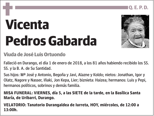 Vicenta Pedros Gabarda