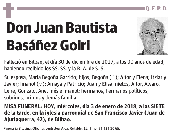 Juan Bautista Basáñez Goiri