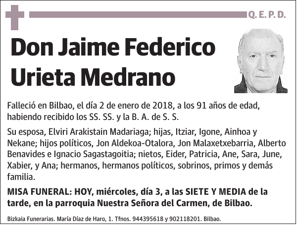 Jaime Federico Urieta Medrano