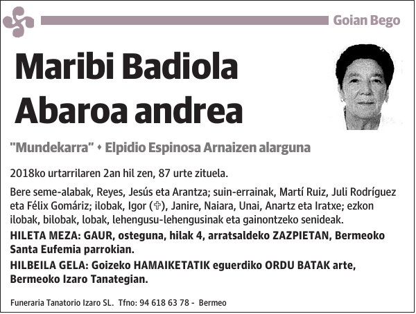 Maribi Badiola Abaroa