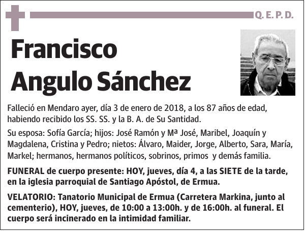 Francisco Angulo Sánchez