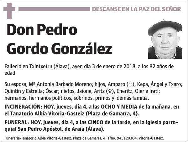 Pedro Gordo González