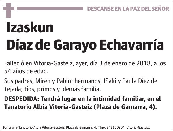 Izaskun Díaz de Garayo Echavarría