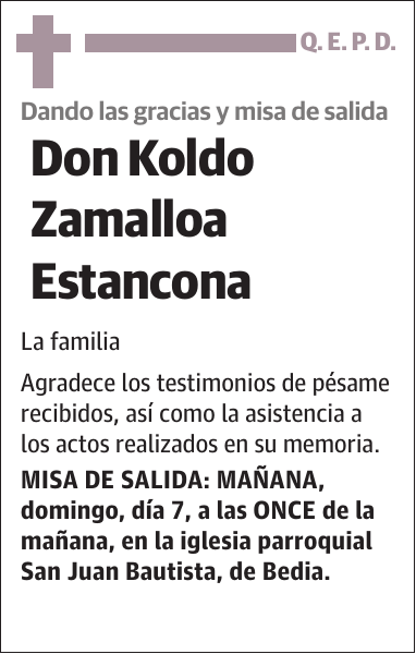 Koldo Zamalloa Estancona