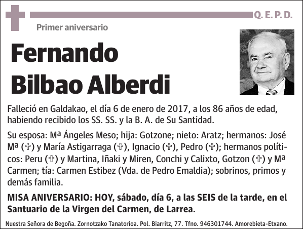 Fernando Bilbao Alberdi