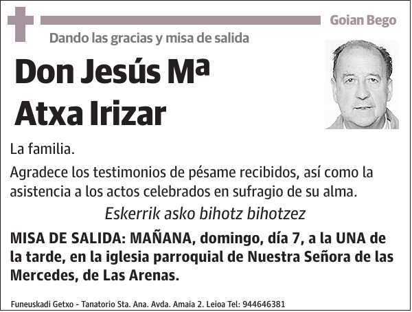 Jesús Mª Atxa Irizar