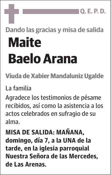 Maite Baelo Arana