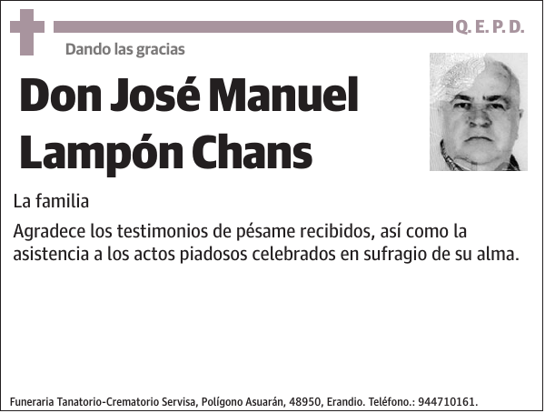 José Manuel Lampón Chans