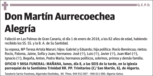 Martín Aurrecoechea Alegría