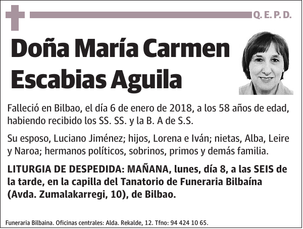 María Carmen Escabias Aguila