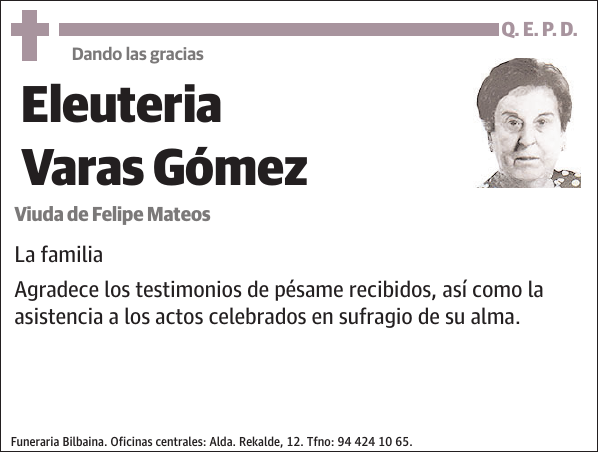 Eleuteria Varas Gómez