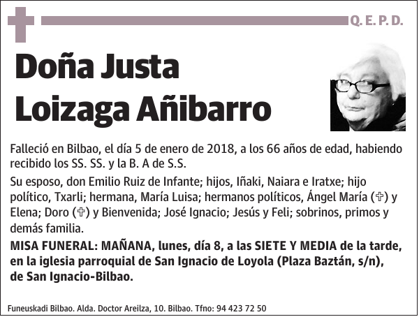 Justa Loizaga Añibarro