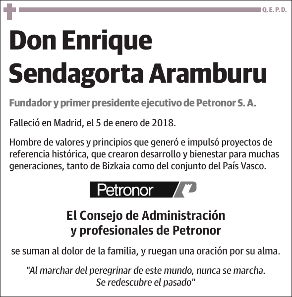 Enrique Sendagorta Aramburu