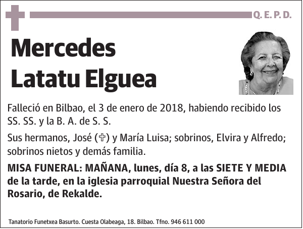 Mercedes Latatu Elguea