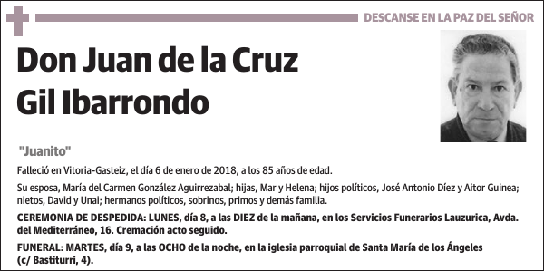 Juan de la Cruz Gil Ibarrondo