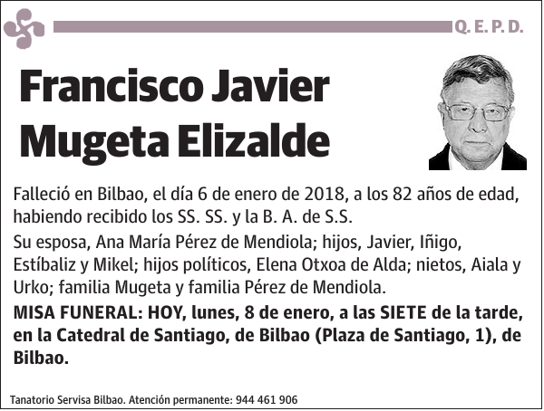 Francisco Javier Mugeta Elizalde