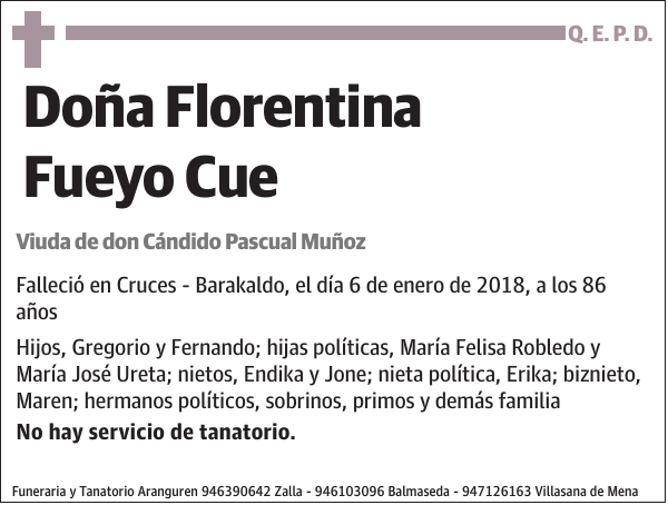 Florentina Fueyo Cue