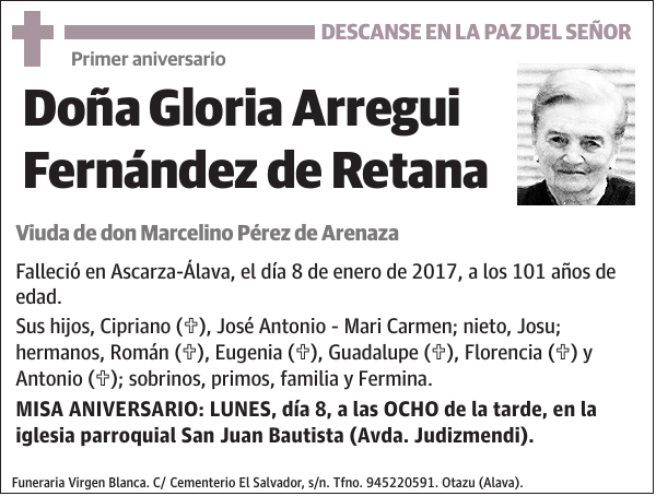 Gloria Arregui Fernández de Retana