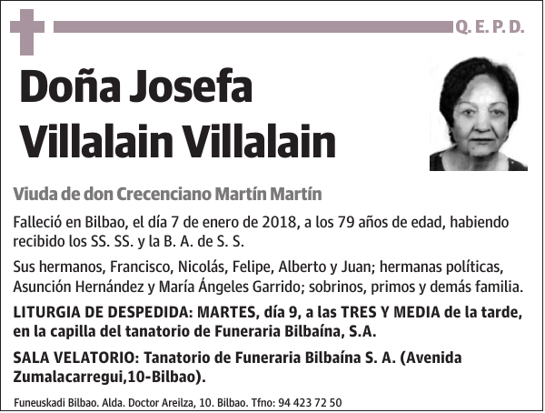 Josefa Villalain Villalain