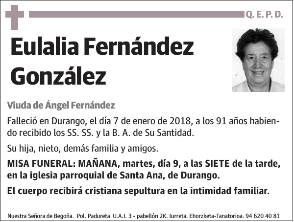 Eulalia Fernández González