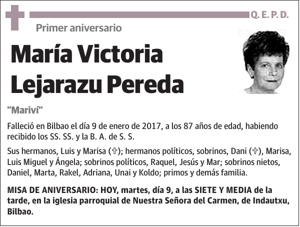 María Victoria Lejarazu Pereda