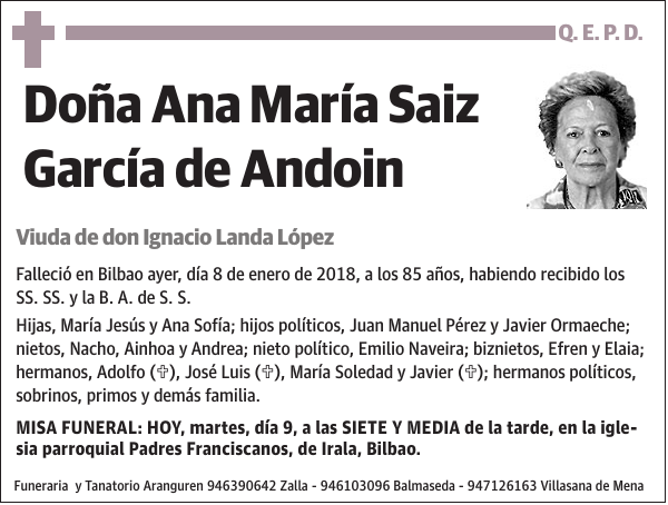 Ana María Saiz García de Andoin