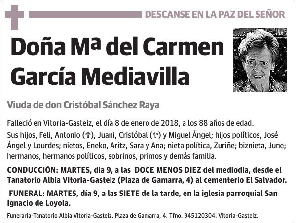 Mª del Carmen García Mediavilla