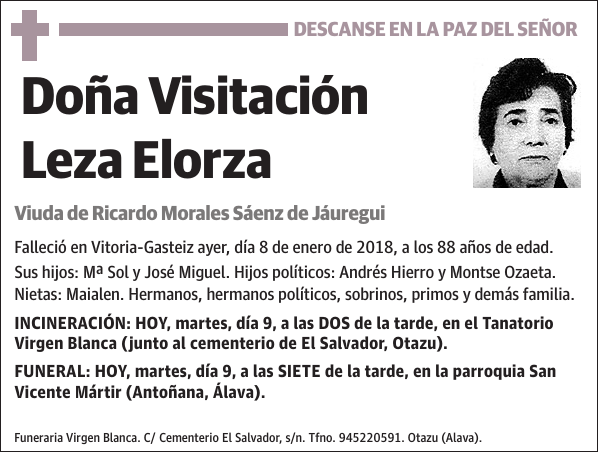 Visitación Leza Elorza