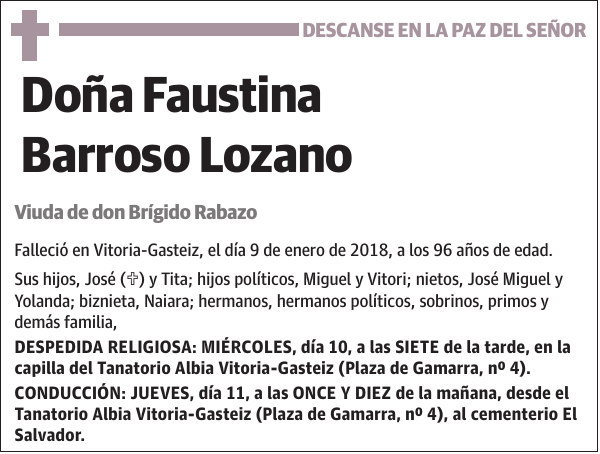 Faustina Barroso Lozano