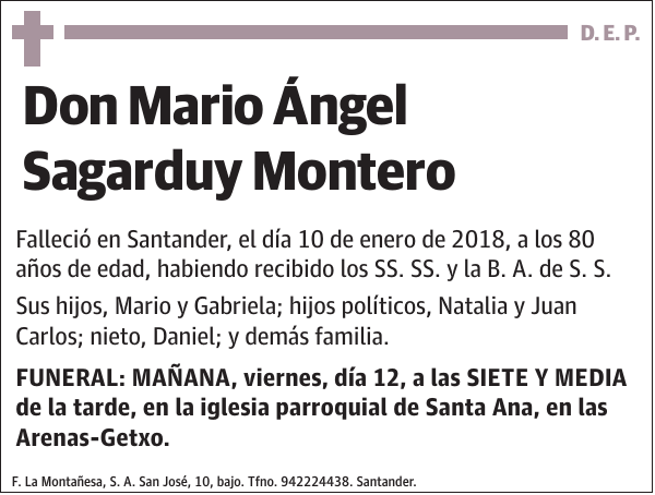 Mario Ángel Sagarduy Montero